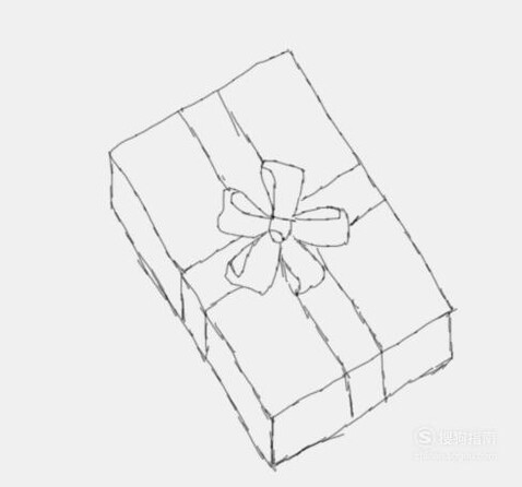 圣诞礼物盒怎么画