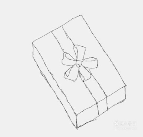 圣诞礼物盒怎么画