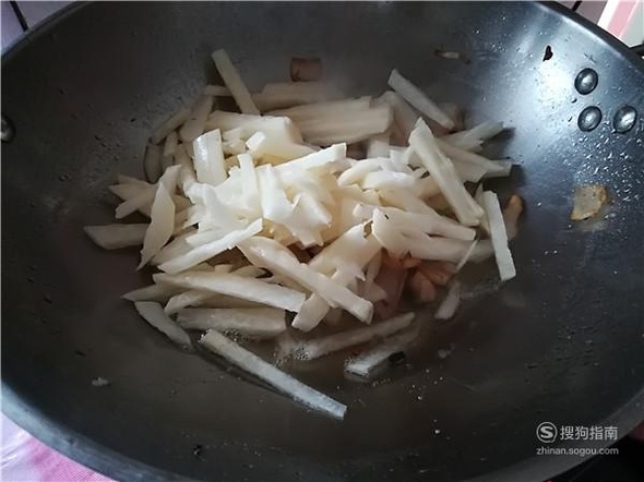怎么做炒凉薯？
