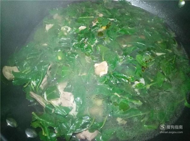 枸杞叶猪肝瘦肉汤的做法