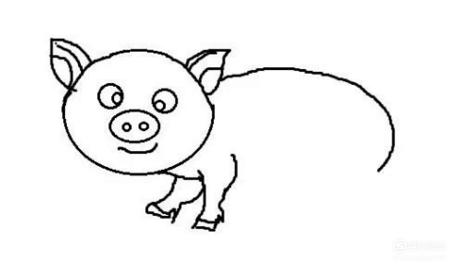 怎么画猪比较简单